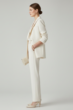 Women's Relaxed Blazer & Straight-Leg Trouser Suit