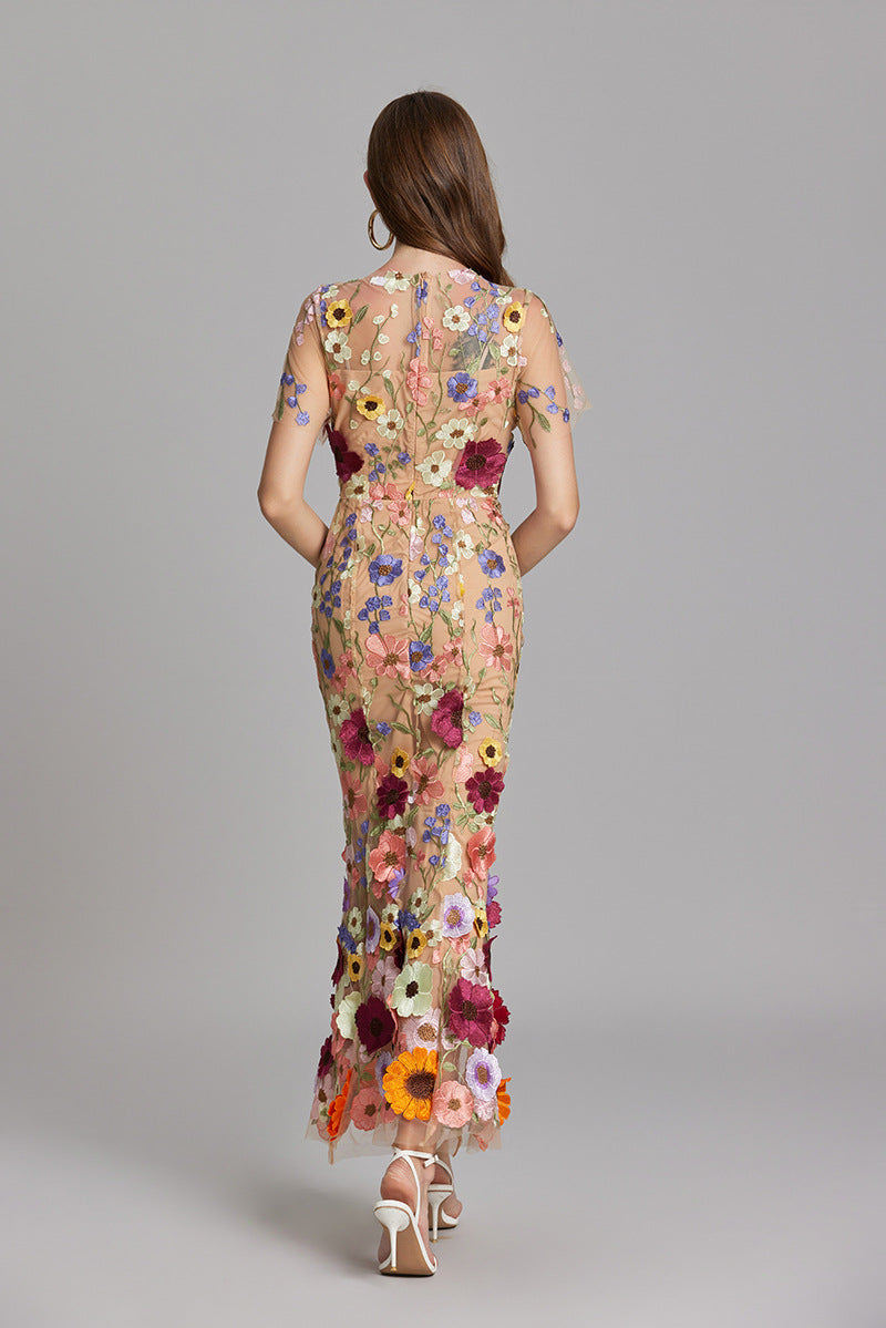 Women's Floral Midi Dress