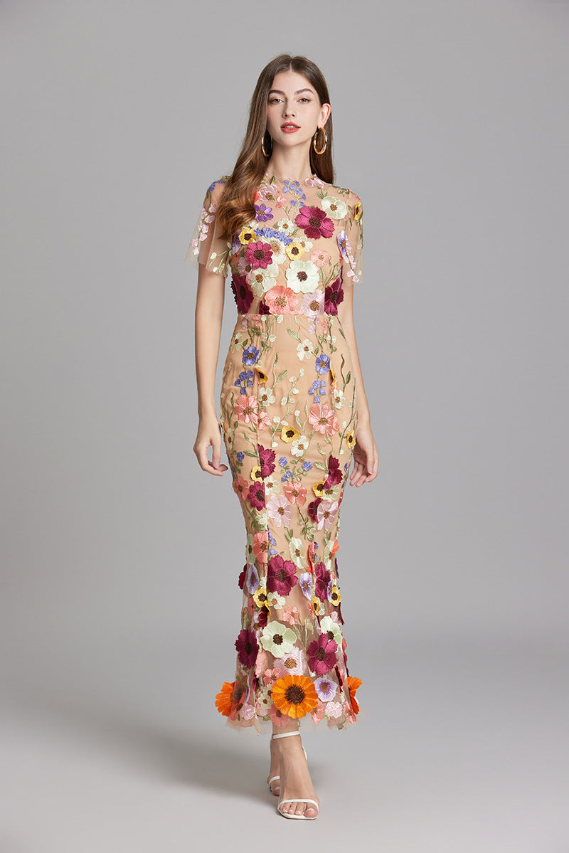 Women's Floral Midi Dress