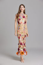 Women's Floral Midi Dress