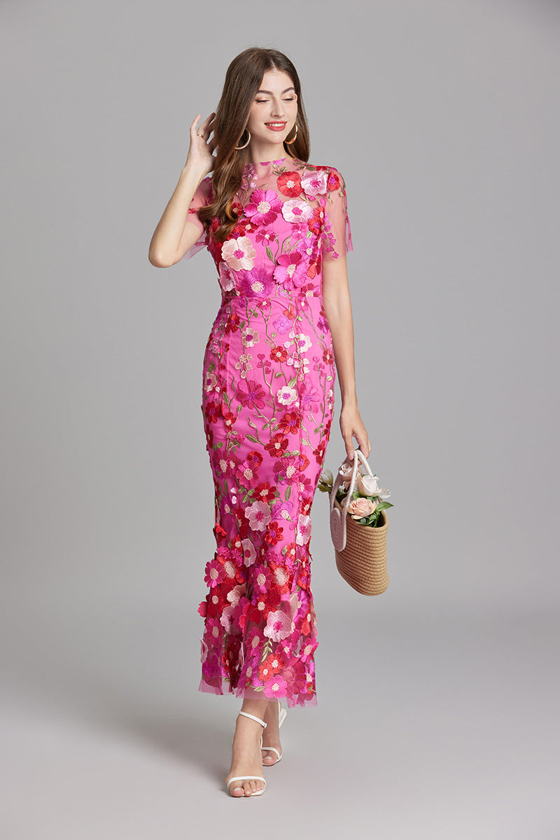 Women's Floral Midi Dress