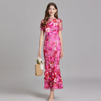 Women's Floral Midi Dress