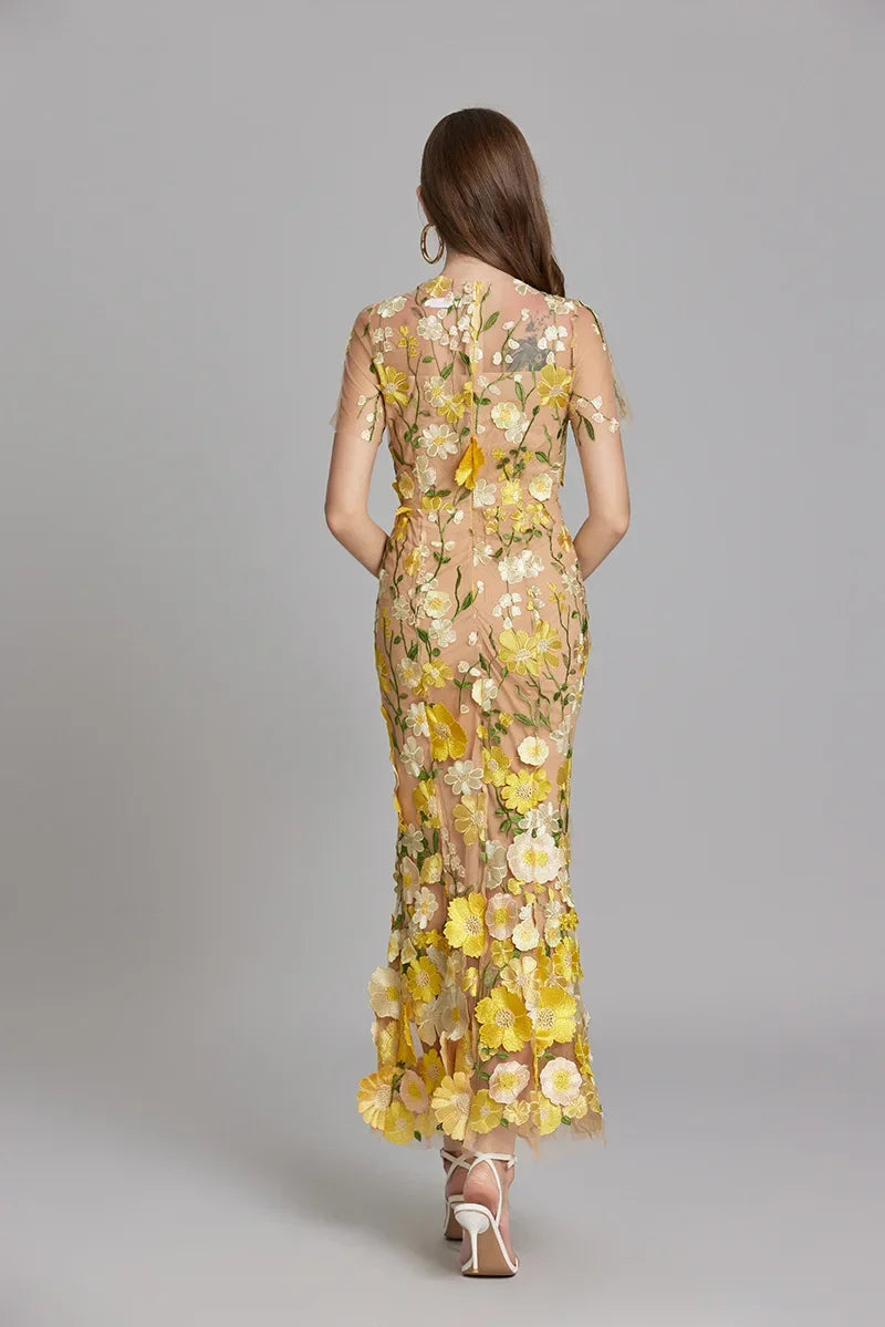 Women's Floral Midi Dress