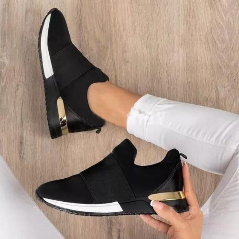 Women's Knit Slip-On Walking Trainers