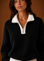 Women's Long-Sleeve Quarter-Zip Jumper