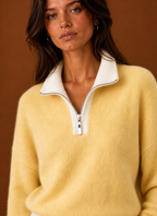 Women's Long-Sleeve Quarter-Zip Jumper