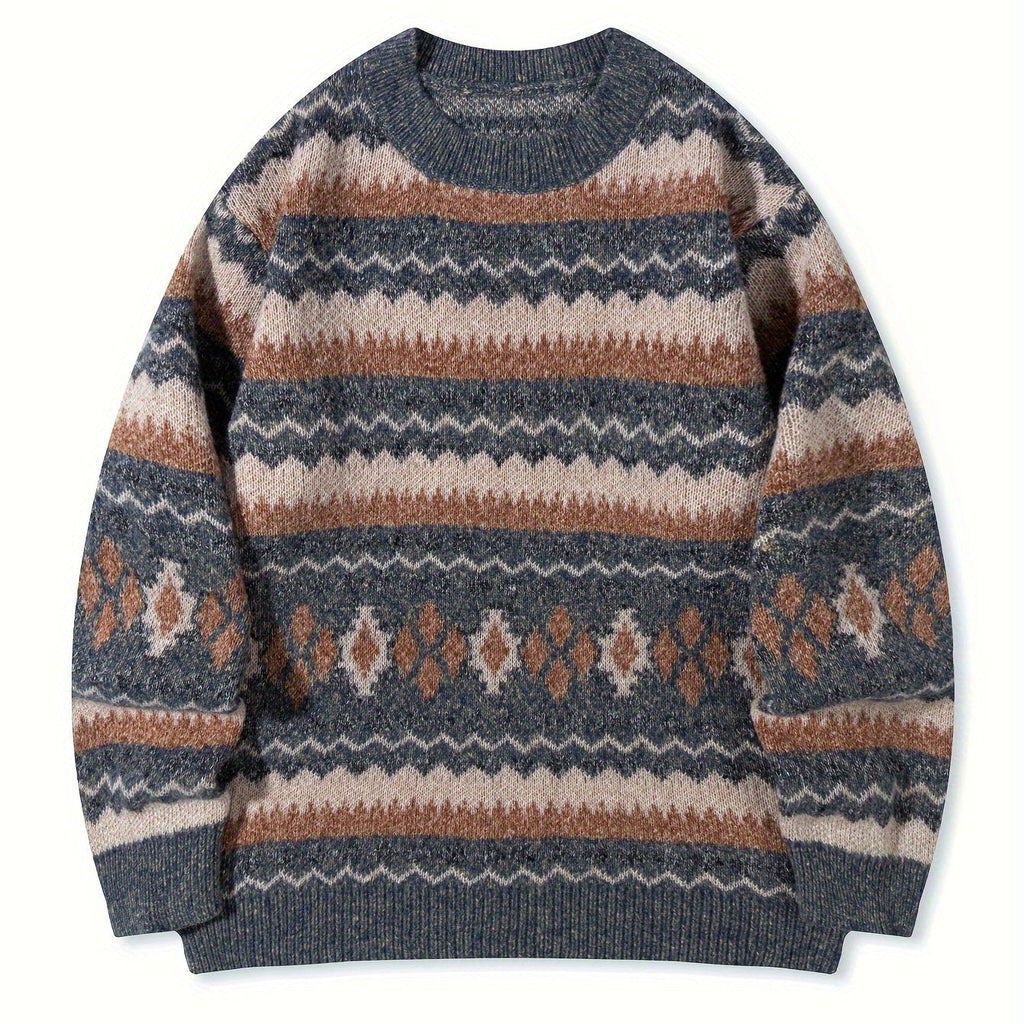 Women's Heritage Pattern Relaxed Knit Jumper