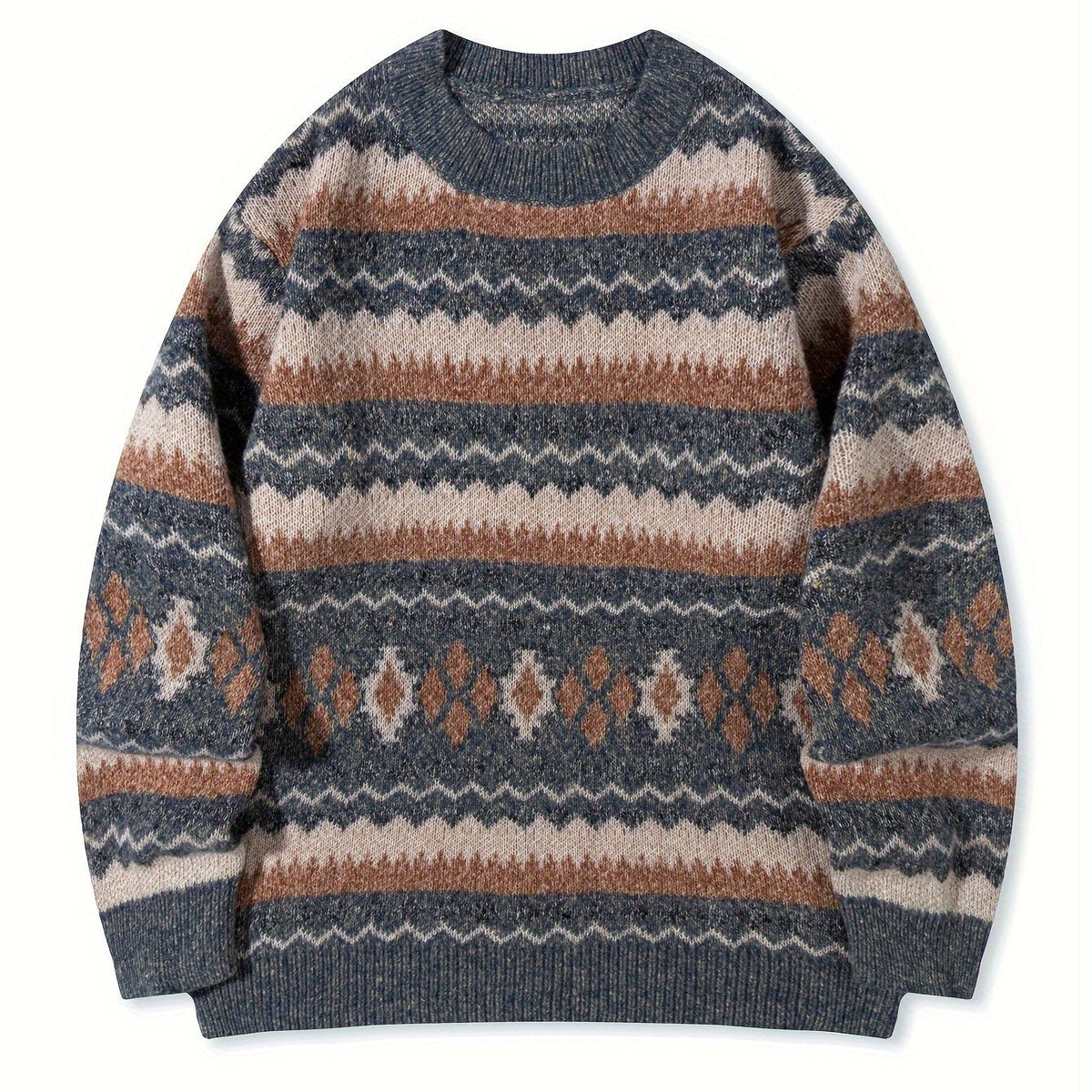Women's Heritage Pattern Relaxed Knit Jumper