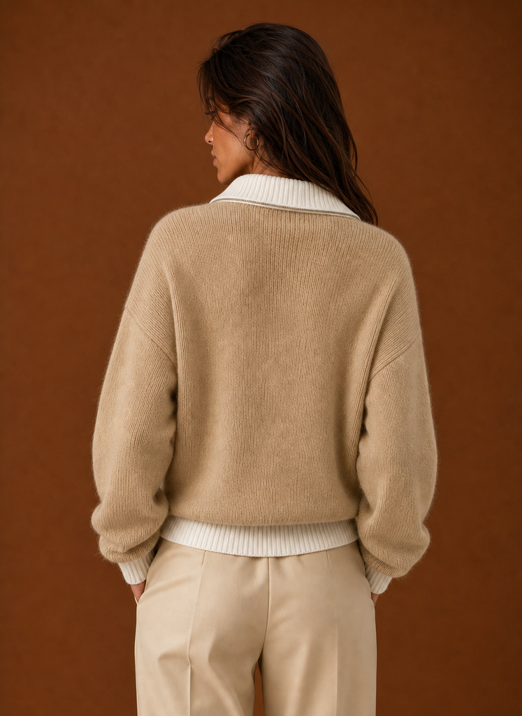 Women's Long-Sleeve Quarter-Zip Jumper