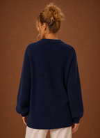 Women's V-Neck Button-Front Knit Cardigan