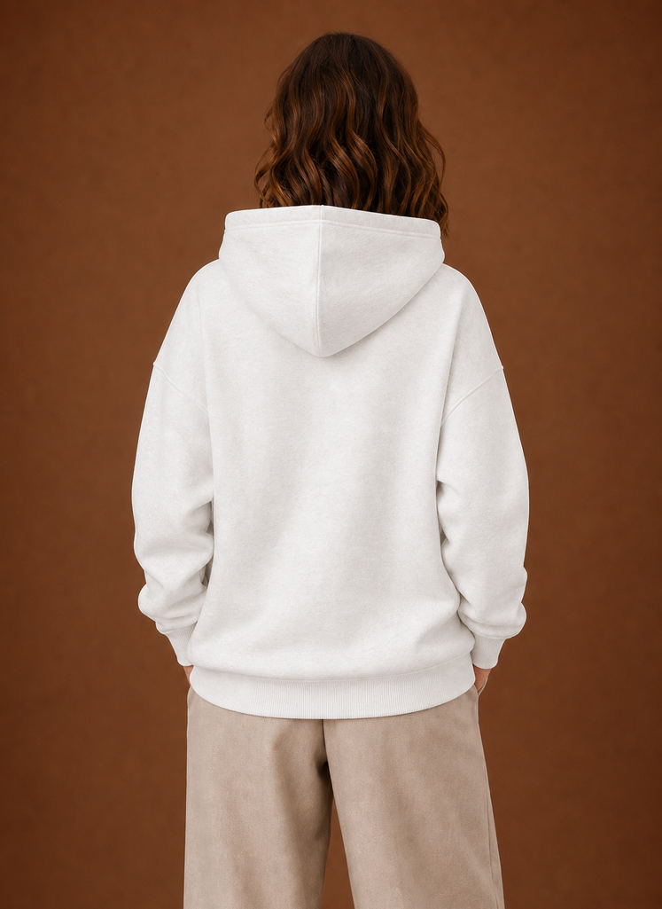 Women's Oversized Graphic Print Hoodie